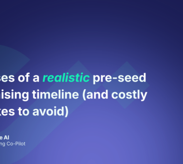 pre-seed fundraising timeline