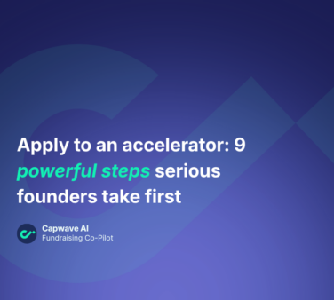 apply to an accelerator