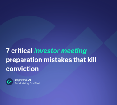 investor meeting preparation